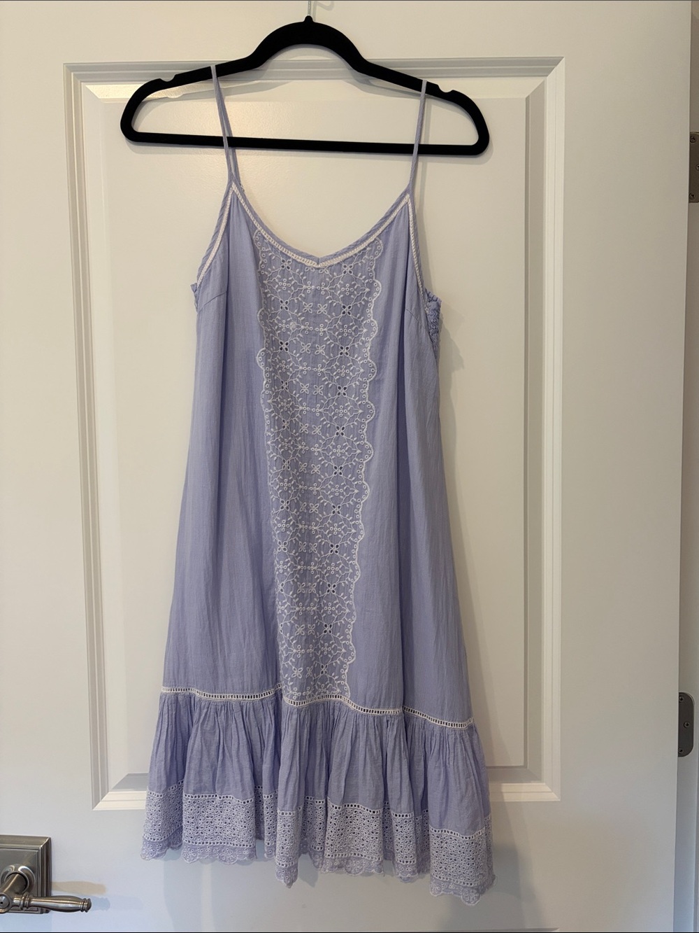 Joie Lavender Eyelet Lace Dress